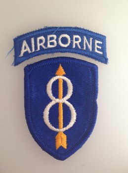 American U.S. Army 8th Airborne Division sleeve patch