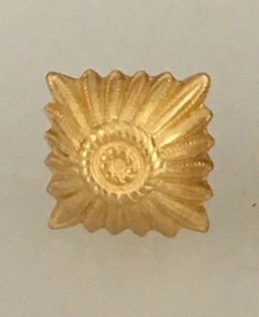 German WWII Gold rank pips stars for collar patches or tabs. PACK OF 6.