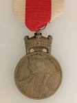 WW2 Croatian medal of the Order of The Crown of King Zvonimir. Silver Grade.