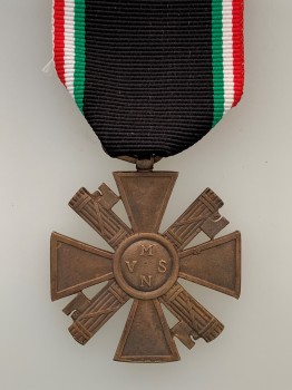 Italian Fascist Blackshirt Militia Long Service Cross.