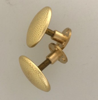 Gilt Shoulder board buttons with screwback fixing. Regular 20.5mm. PAIR