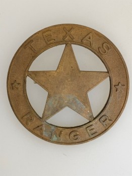 United States TEXAS RANGER metal badge