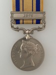 British South Africa Zulu War medal with 1879 Bar.