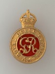 Royal Horse Guards metal cap badge.