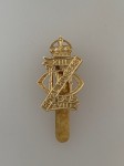 13th/18th Hussars metal cap badge