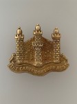 Cambridgeshire Regiment metal cap badge.