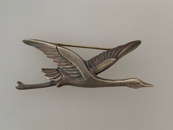 WWI French Air Force 'Cicogne' or Stork Escadrille Badge of SPA 103.