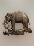 19th Alexandra P.W.O. Hussars metal cap badge ANTIQUED.