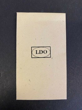 Medium  LDO issue envelope for medals, combat badges and awards.