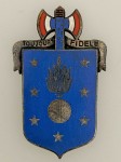 Vichy France  Enamel breast badge of Marshall Petain's body guard.
