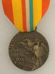 Italian fascist MVSN Ethiopian campaign medal .