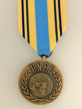 U.N. EMERGENCY FORCE MEDAL 1956-1957 for Suez