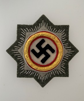 War Order of the German Cross in Gold- Cloth Army issue