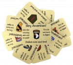 Vietnam War Vietcong  Defection cards - Set of 10