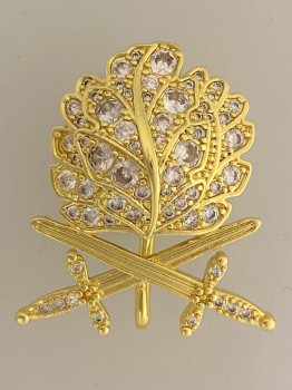 Golden Oakleaves & Swords to the 1939 Knights Cross of the Iron Cross wtih Diamonds.