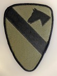 US Army 1st Air Cavalry Sleeve patch subdued Vietnam type issue