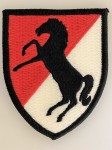 US Army 11th Armoured Cavalry Sleeve patch full colour
