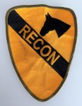 U.S. Army Vietnam War 1st Air Cavalry patch RECON