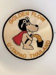U.S. Air Force SNOOPY Vietnam War  GOLDEN FLOW Drug Test Cloth Patch