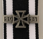 WW1 1914 Date Bar to Iron cross - antiqued