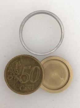 50 Euro Cent SECRET AGENT SPY COIN.