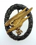 WW2 Luftwaffe Paratroopers Badge - Superior Quality AGED