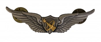 U.S. Army ASTRONAUT metal wings full size.