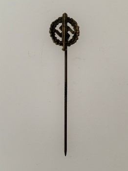 Miniature S.A. Military Sports Badge stick pin